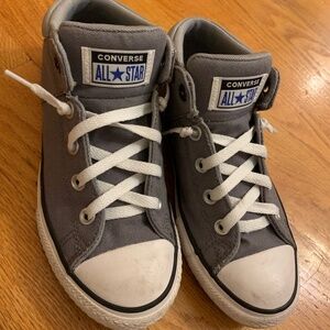 Gray Converse Hightops